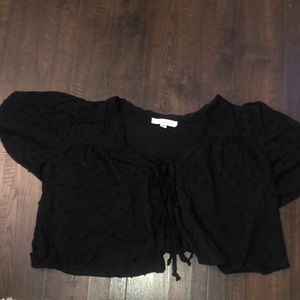 LA hearts black pacsun tie shirt